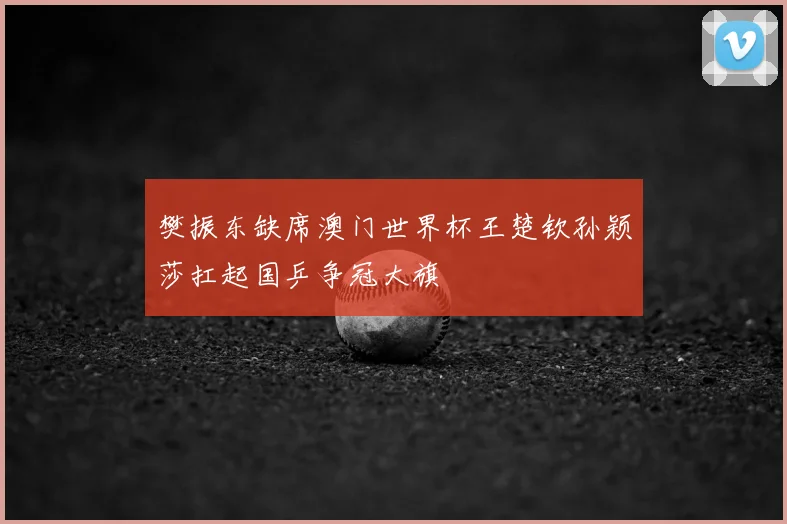 樊振东缺席澳门世界杯王楚钦孙颖莎扛起国乒争冠大旗